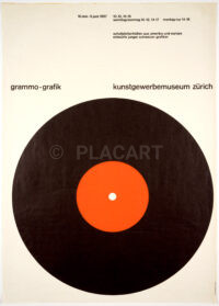 Swiss Original Poster Grammo-Grafik Gottlieb Soland 1957
