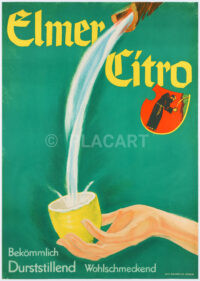 Swiss Original Vintage Poster Elmer Citro 1933